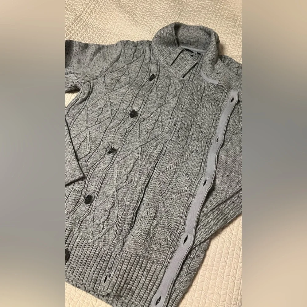 Vintage GUESS Double breasted cable sweater - Picture 9 of 15